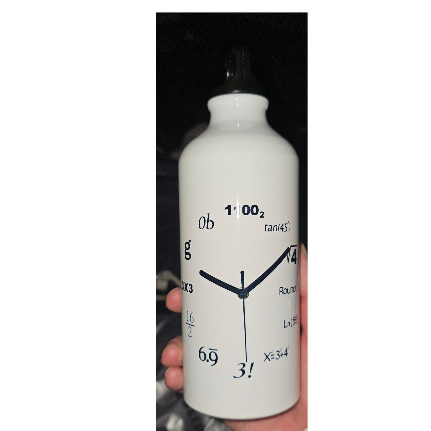 Botella de agua deportiva